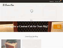 Tablet Screenshot of bcustomcabs.com